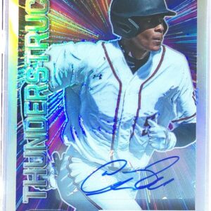 2021 Prizm Draft Picks Denzel Clarke Auto #T-DC Matadors Thunderstruck Autograph