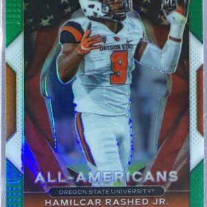 2021 Prizm Draft Picks Hamilcar Rashed Jr. All-Americans Green RC #189 Beavers