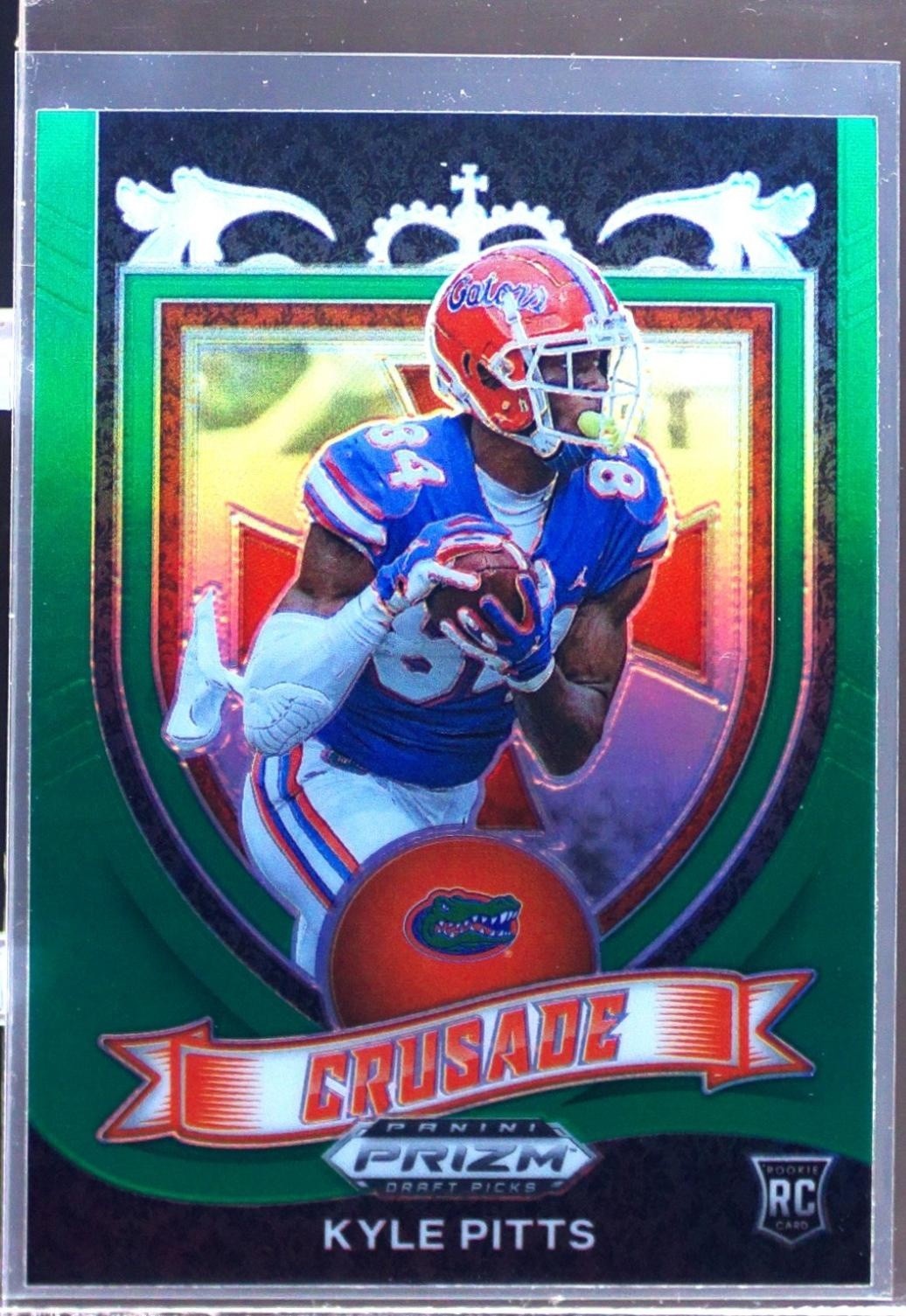 2021 Prizm Draft Picks Kyle Pitts Green RC #167 Gators
