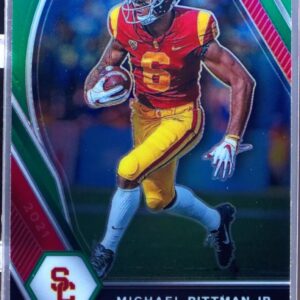2021 Prizm Draft Picks Michael Pittman Jr. Green #73 Trojans