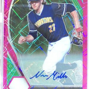 2021 Prizm Draft Picks Noah Miller Auto #PDP36 Autographs Pink Velocity Auto