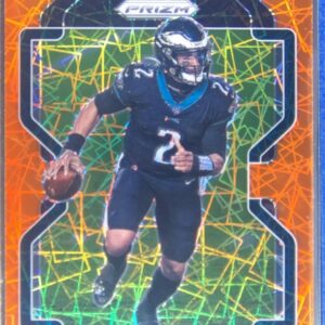 2021 Prizm Jalen Hurts Orange Lazers #221 Eagles