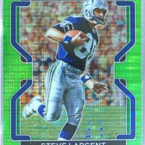 2021 Prizm Steve Largent Neon Green Pulsar #51 Seahawks
