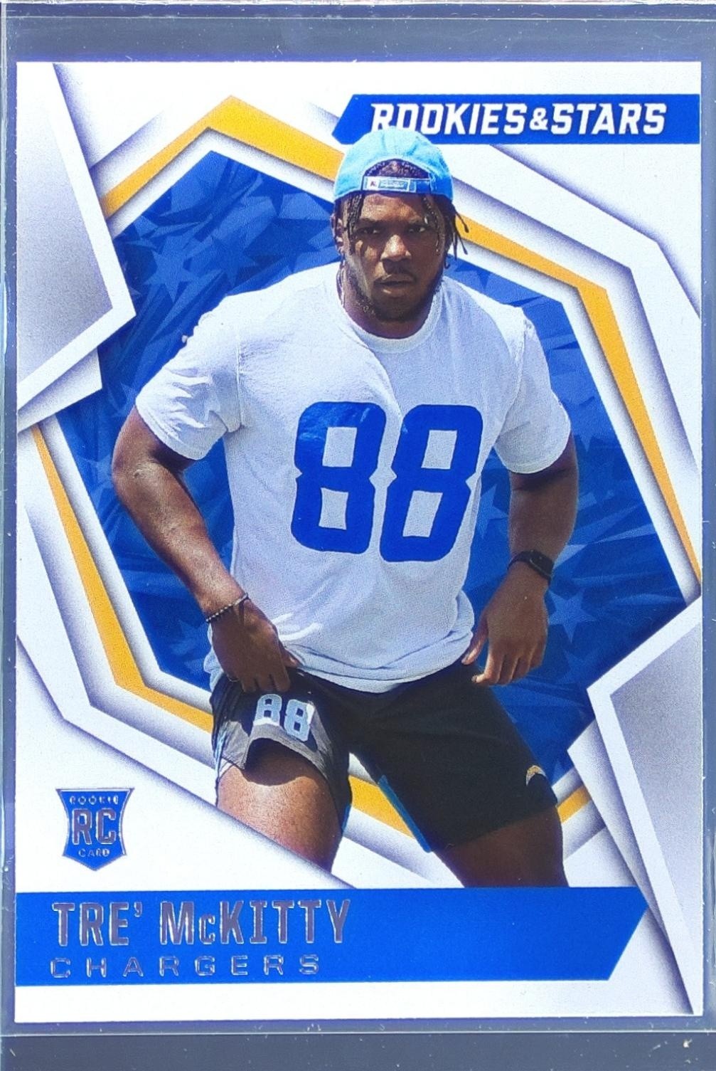 2021 Rookies & Stars Tre' McKitty RC #166 Chargers