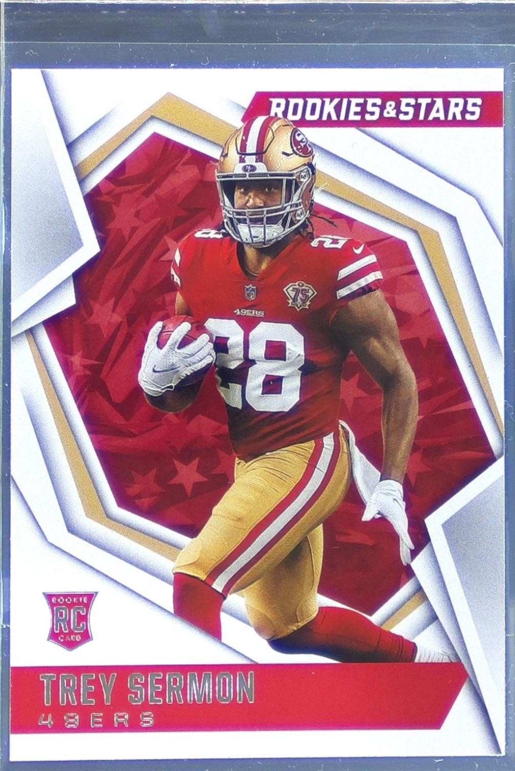 2021 Rookies & Stars Trey Sermon RC #124 49ers