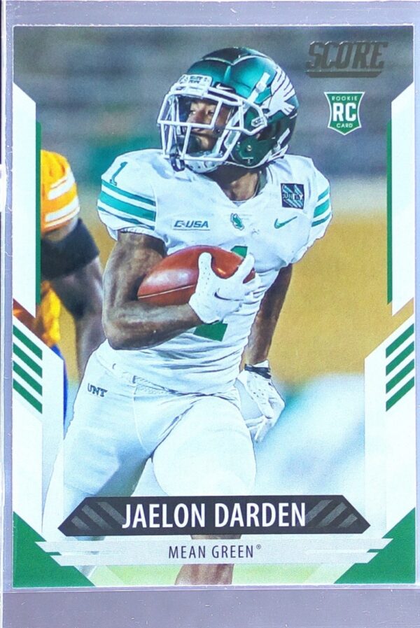 2021 Score Jaelon Darden RC #400 Green