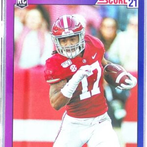 2021 Score Jaylen Waddle RC #TB7 Tide 1991 Throwback Purple