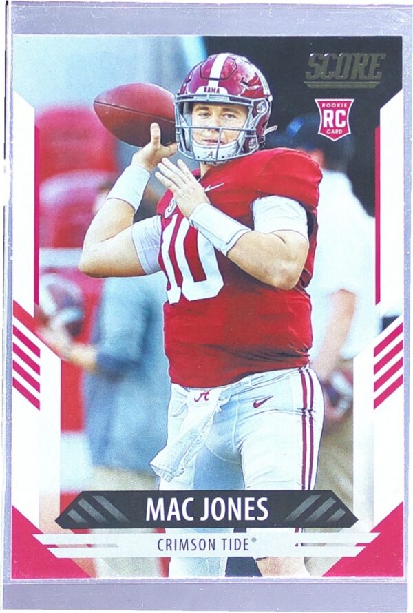 2021 Score Mac Jones RC #306 Tide