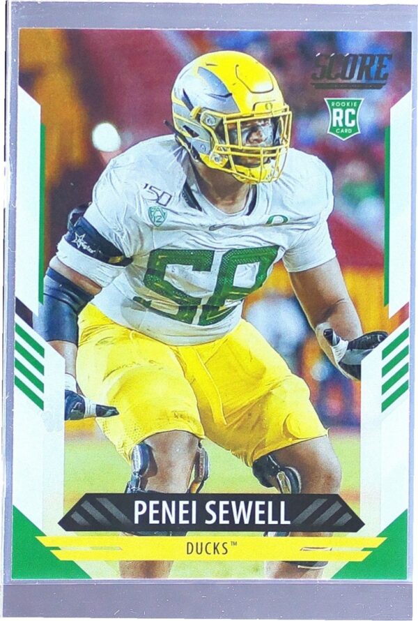 2021 Score Penei Sewell RC #339 Ducks