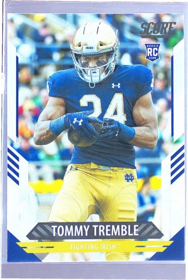 2021 Score Tommy Tremble RC #377 Irish
