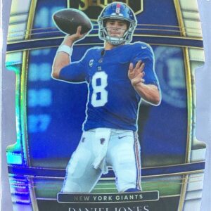 2021 Select Daniel Jones Silver Prizm Die Cut #26 Giants