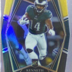 2021 Select Kenneth Gainwell Black and Gold Prizm Die Cut RC #181 Eagles