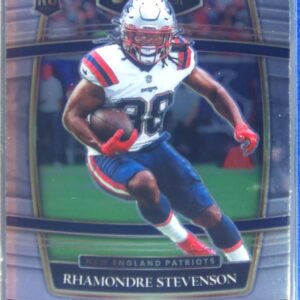 2021 Select Rhamondre Stevenson RC #75 Patriots