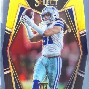 2021 Select Simi Fehoko Black and Gold Prizm Die Cut RC #183 Cowboys