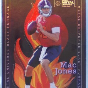 2021 SkyBox Metal Universe Champions Mac Jones #BF-13 Blast Furnace