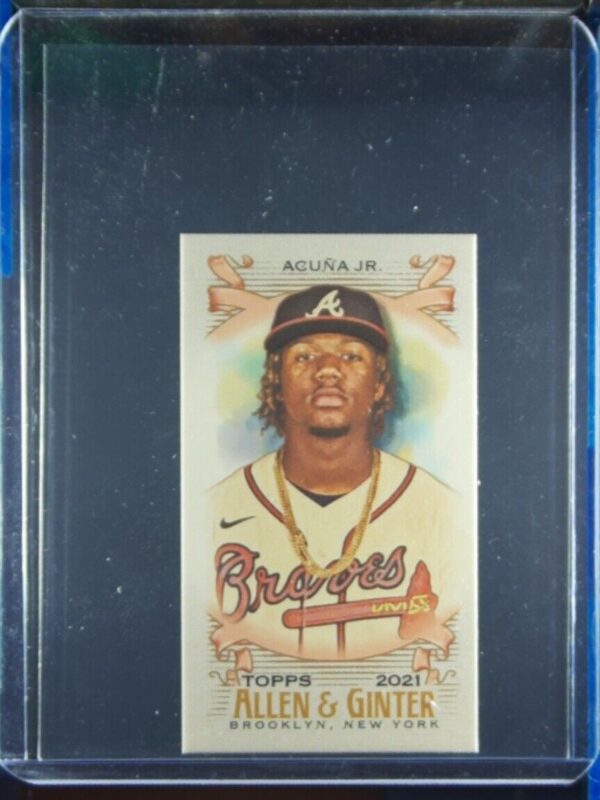 2021 Topps Allen & Ginter Ronald Acuna Jr. #394 Braves Mini Exclusives Extended