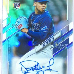 2021 Topps Chrome Update Luis Patino Auto RC #CUSA-LP Rays Autographs