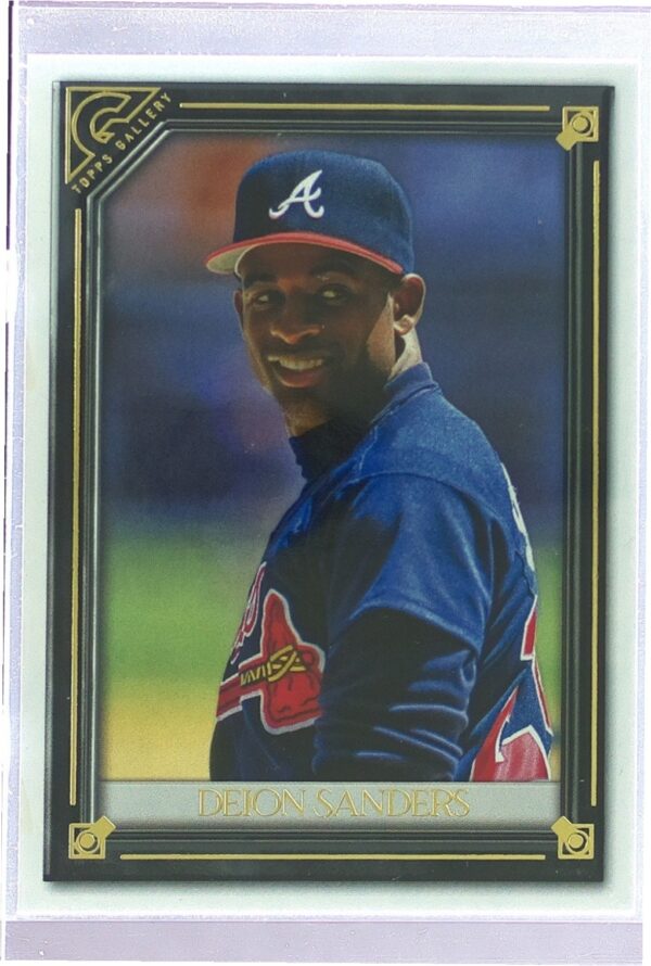 2021 Topps Gallery Deion Sanders #1 Braves