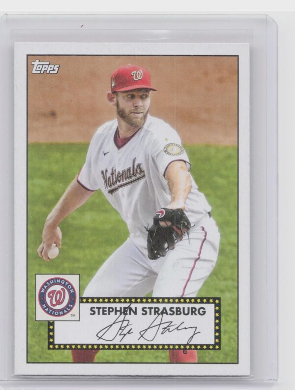 2021 Topps Stephen Strasburg 1952 Topps Redux #T52-41 Nationals