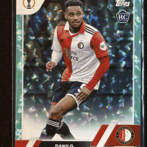 2022-23 Topps Chrome UEFA Danilo Aqua Refractor /399 Feyenoord #13