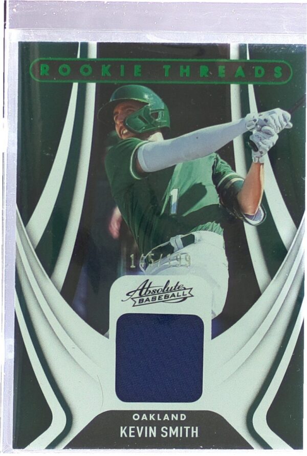 2022 Absolute Kevin Smith /199 JSY #RT-KS Athletics Rookie Threads Retail Green