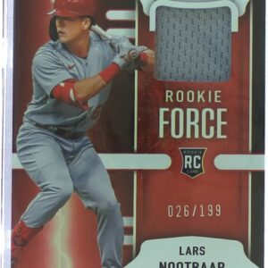 2022 Absolute Lars Nootbaar /199 JSY RC #RF-LN Cardinals Rookie Force