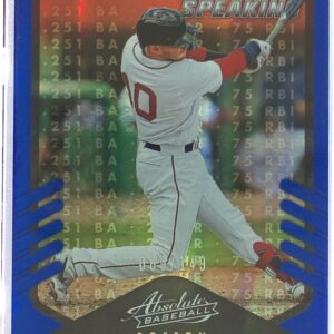 2022 Absolute Trevor Story /149 #SS-9 Sox Statistically Speaking Spectrum Blue