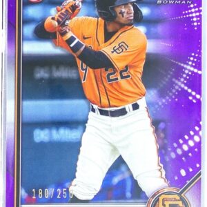 2022 Bowman Aeverson Arteaga /250 #BP-82 Giants Prospects Purple