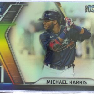 2022 Bowman Chrome Michael Harris #BTP-51 Braves Bowman Scouts' Top 100