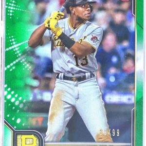 2022 Bowman Ke'Bryan Hayes Green /99 #13 Pirates