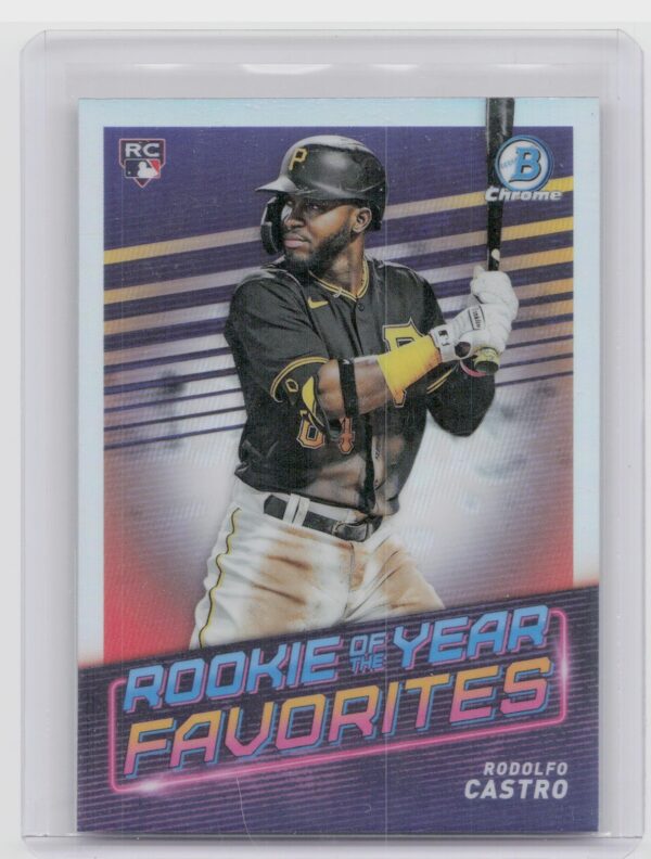 2022 Bowman Rodolfo Castro #ROYF-12 Pirates Rookie of the Year Favorites