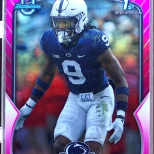 2022 Bowman University Chrome Joey Porter Jr. Pink Refractor #79 Lions First