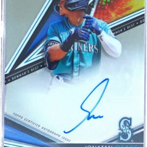 2022 Bowman's Best Jonatan Clase Auto #B22-JC Mariners Best of 2022 Autographs