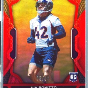 2022 Certified Nik Bonitto RC Mirror Red /99 #182 Broncos