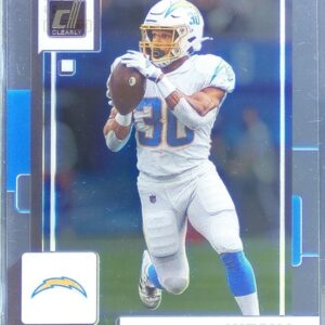 2022 Clearly Donruss Austin Ekeler #26 Chargers