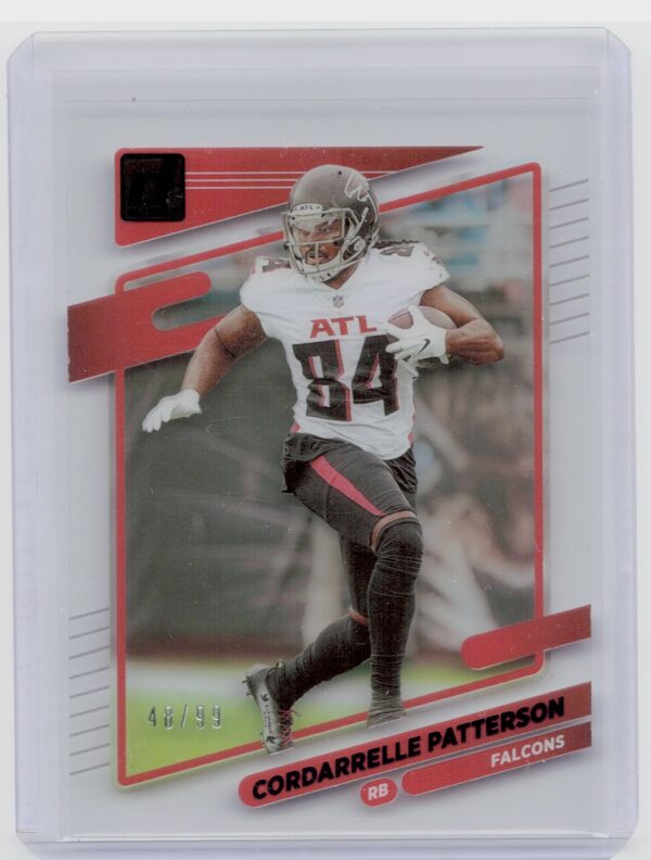 2022 Clearly Donruss Cordarrelle Patterson /99 #3 Flacons
