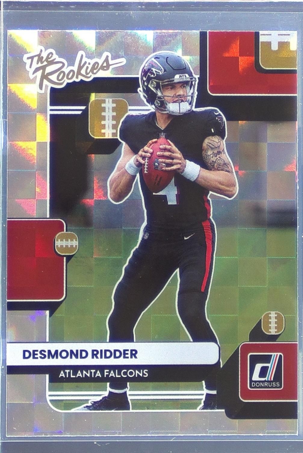 2022 Donruss Desmond Ridder #TR-4 Falcons The Rookies