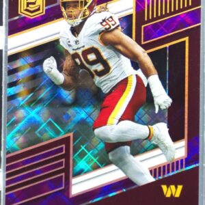 2022 Donruss Elite Chase Young Purple /99 #12 Commanders
