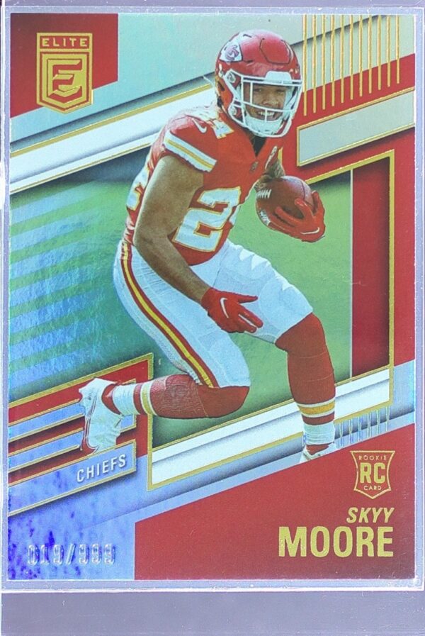 2022 Donruss Elite Skyy Moore RC /999 #156 Chiefs