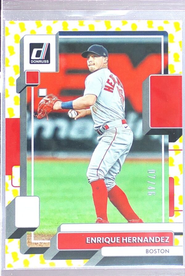 2022 Donruss Enrique Hernandez Presidential Collection /46 #138 Sox