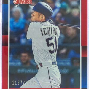 2022 Donruss Ichiro Holo Red #240 Mariners 1988 Retro