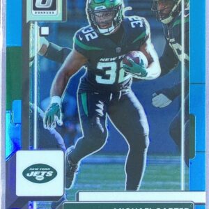 2022 Donruss Optic Michael Carter Aqua /299 #152 Jets