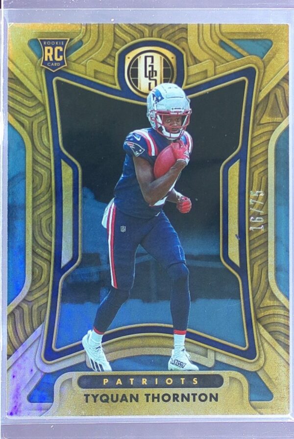 2022 Gold Standard Tyquan Thornton RC Platinum #169 Patriots