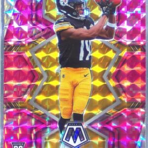 2022 Mosaic Calvin Austin III Mosaic Camo Pink RC #342 Steelers