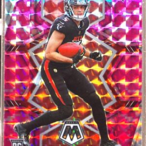 2022 Mosaic Drake London RC Mosaic Camo Pink #312 Falcons