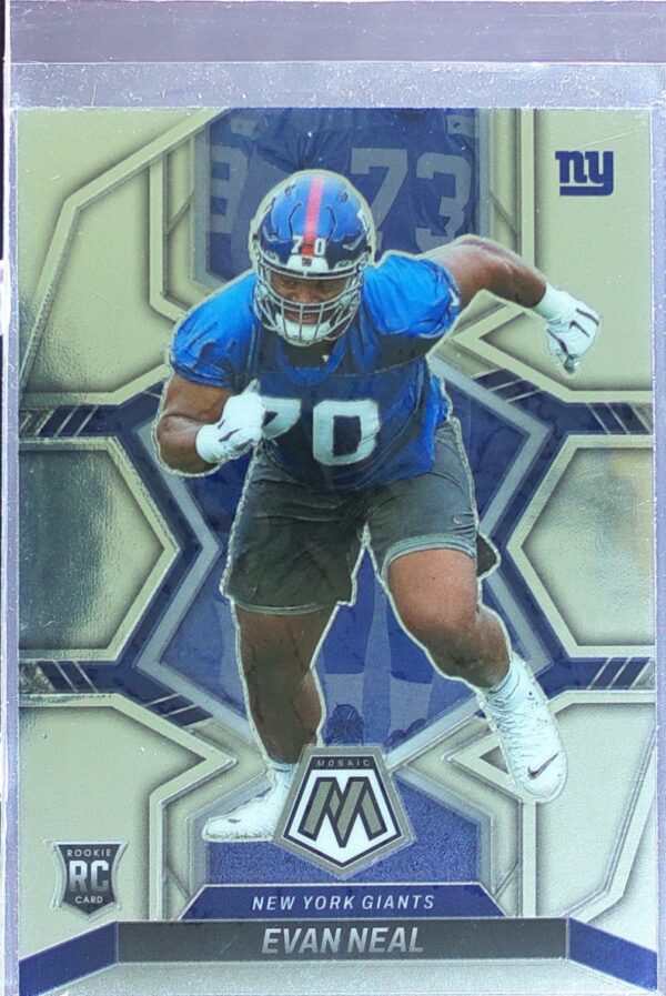 2022 Mosaic Evan Neal RC #368 Giants