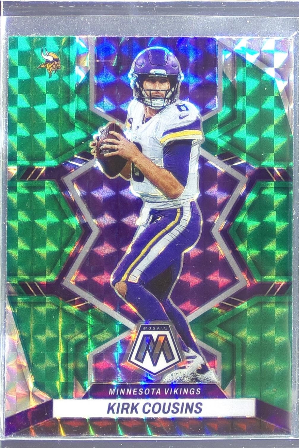 2022 Mosaic Kirk Cousins Mosaic Green #127 Vikings