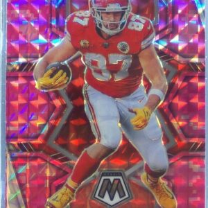 2022 Mosaic Travis Kelce Mosaic Camo Pink #97 Chiefs