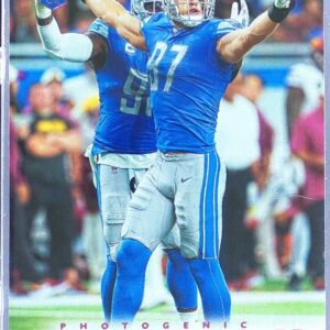 2022 Panini Chronicles Aidan Hutchinson #PH-42 Lions Photogenic Pink