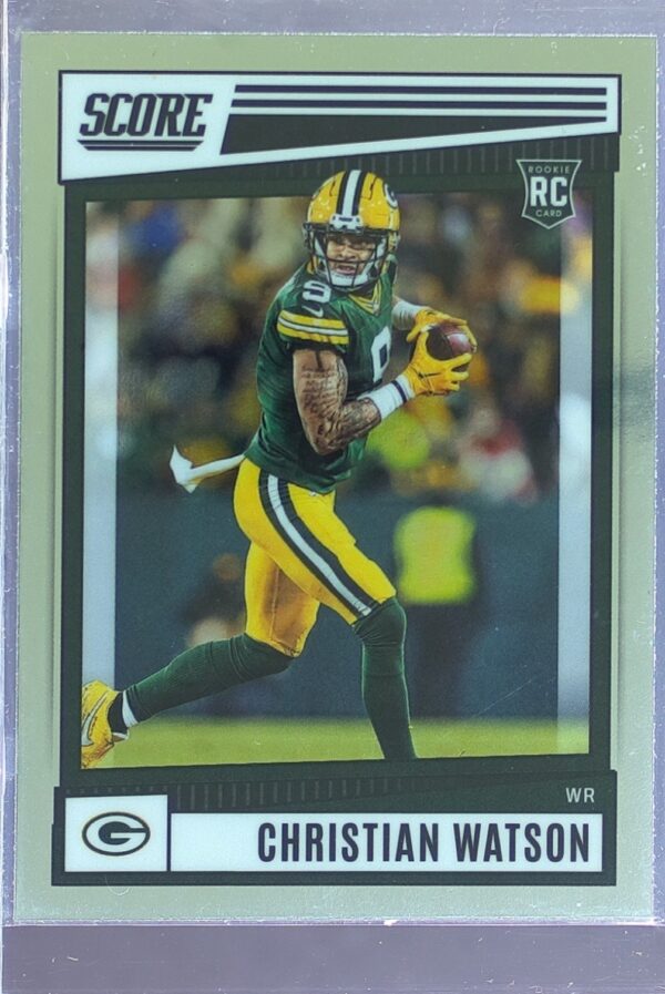 2022 Panini Chronicles Christian Watson RC #SP-367 Packers Score Premium Rookies
